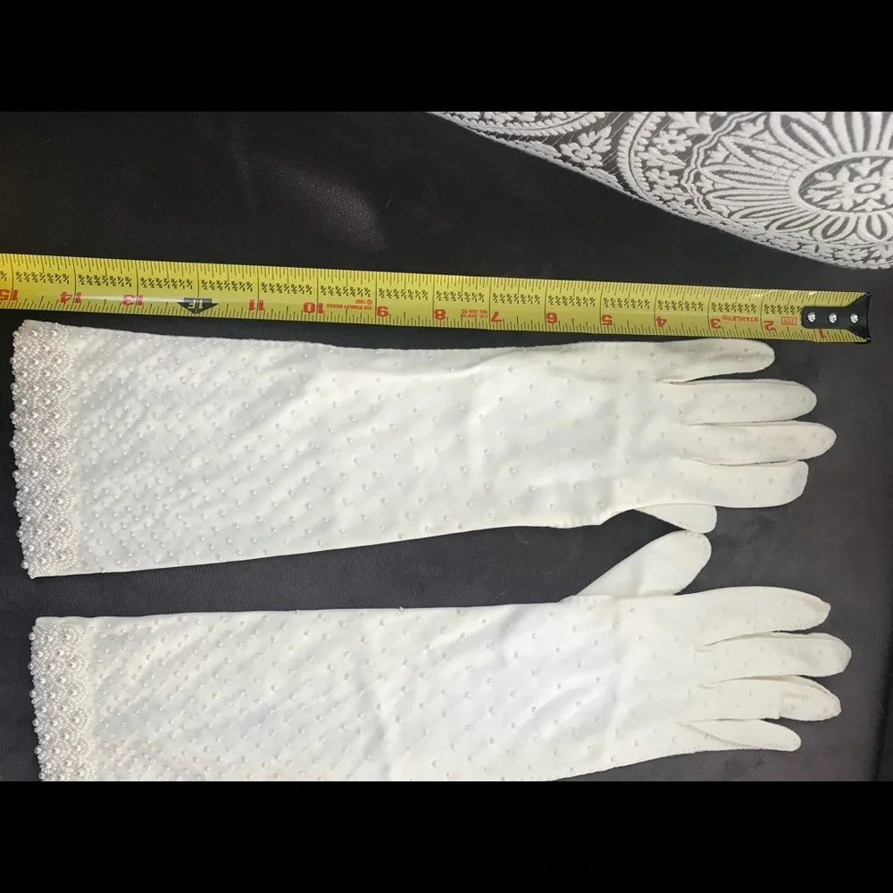 Vintage beaded gloves